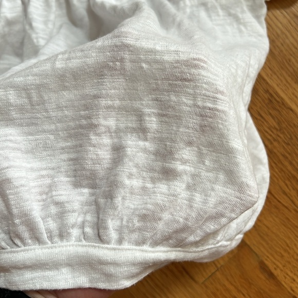 Free People Puffy Sleeve Crop Shirt, Size Small - Picture 6 of 6